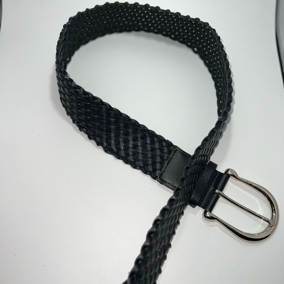 31. COPY - Michael Kors Braided Leather Belt - Picture 8 of 9